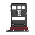 Miniatyrbillede 1 af 4: SIM-kort skuffe - Huawei - P40/P40 Pro - Sort - Nano SIM - Nano Memory Svart