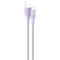 Miniatyrbillede 3 af 5: USB-A til USB-C kabel - BigBen - 1,2m - FastCharge 15W - 3A - Vævet Nylonsnor