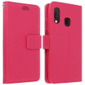 Miniatyrbillede 1 af 4: Hus til Samsung Galaxy A20e - AVIZAR - Folio Tegnebog Cover - Øko-læder - Video Støtte - Lyserød Rosa