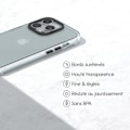 Pikkukuva 4 / 4: RhinoShield Clear [iPhone 14 Pro Max] | Kestää kellastumista, korkea läpinäkyvyys - Musta valokuvalinssin ääriviivat