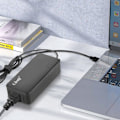 Miniatyrbillede 4 af 5: USB C Strømforsyning Oplader til Laptop Strømforsyning 90W LinQ Svart