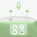Miniatyrbild 3 av 6: USB C Hörlurar Mikrofonknappar Hands-Free Kit Silikon Platt 1,2 m Belkin Vit Vit