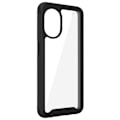 Miniatyrbild 2 av 5: Coque - AVIZAR - Oppo Reno 8 Lite 5G - Transparent Bak - Svart Silikon - Förstärkt Skydd Transparent + Svart
