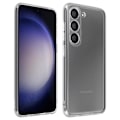 Miniatyrbillede 3 af 5: Taske til Samsung S23 Plus - AVIZAR - Gennemsigtig silikone - Kamerabeskyttelse Vit