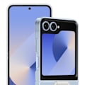 Pikkukuva 3 / 5: Alkuperäinen kotelo Samsung Galaxy Z Flip 6:lle Samsungin läpinäkyvällä ohuella silikonirenkaalla Transparent
