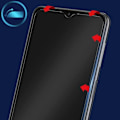 Pikkukuva 3 / 4: Film Samsung A32 5G, A02s, A02, A03, A03s ja A03 Core läpinäkyvä musta ääriviiva Transparent