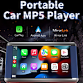 Pikkukuva 5 / 6: 7" Kosketusnäyttö CarPlay Wi-Fi-yhteydellä GPS:llä / Android Auto / MP5-soitin Musta