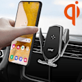Miniatyrbild 3 av 5: Bilhållare - LINQ - 3 i 1 - 15W induktionsladdare - 360° roterbar - För 4-6,8'' smartphone