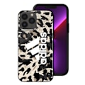 Miniatyrbillede 1 af 5: Silikonetui til iPhone 13 Leopard Print Forhøjede Kanter - ADIDAS - Sport Leopard Svart