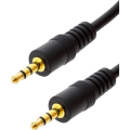 Miniatyrbillede 1 af 4: Lydkabel - LINQ - Han-Han 3,5 mm - 5m - Stereolyd - Sort Svart