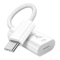 Miniatyrbild 1 av 5: USB C till Lightning Adapter Snabbladdning Effekt 60W Leverans LinQ Vit
