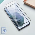 Miniatyrbillede 4 af 4: Film til Samsung S21 Plus Hærdet glas Faset hårdt glas Max Fingerprint 3mk Sort