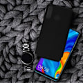 Miniatyrbillede 3 af 4: Etui - AVIZAR - P30 Lite/P30 Lite XL - Similælder Sort - Kortrum - Video Støtte Svart