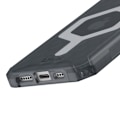 Miniatyrbild 5 av 5: Coque för iPhone 16e Bi-nätsstruktur Genomskinlig Essential Armor UAG Mörkgrå Grå