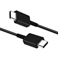 Miniatyrbild 1 av 5: USB-C till USB-C-kabel 60W Laddning och synkronisering 1,8m Original Samsung Black