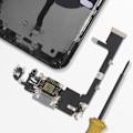 Pikkukuva 4 / 4: Lightning-latausliitin - AVIZAR - iPhone 11 Pro - Sisäänrakennettu mikrofoni - Yhteensopiva - Vaihto Grå