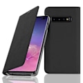 Miniatyrbillede 2 af 4: Housse - ANYMODE - Galaxy S10 Plus - Folio etui - Kortholder - Fuld beskyttelse Svart