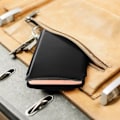 Miniatyrbillede 4 af 5: Smartphone-taske - AVIZAR - Slim Sort - Italiensk læder - 360° beskyttelse Svart