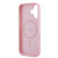 Pikkukuva 3 / 6: iPhone 16:n Takakotelo, jossa on Hienojakoinen Tekstuuri MagSafe Guess Vaaleanpunainen Rosa