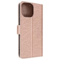 Pikkukuva 2 / 5: iPhone 14 Pro Case Flip Wallet -videotukitoiminto Rose Gold Rose guld
