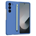 Miniatyrbillede 1 af 5: Samsung Galaxy Z Fold 6 Soft Touch Cover med Blue Touch Stylus Blå