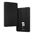 Miniatyrbillede 2 af 6: Trifold etui til iPad Air 4 - KARL LAGERFELD - Sort - Multi-position støtte Svart