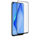 Miniatyrbillede 1 af 4: Filmem Huawei P40 Lite 9H Akashi Transparent hærdet glas med sort kant Sort