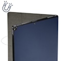 Miniatyrbillede 4 af 5: Etui til iPad Pro 12.9 - AVIZAR - Trifold - Syntetisk læder - Mørkeblå - Fuldt beskyttelse Blå