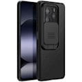 Miniatyrbillede 1 af 5: Coque til Xiaomi Redmi Note 14 5G Stødabsorberende Kamera Cover Nillkin Sort Svart