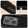 Miniatyrbillede 4 af 5: Etui til Redmi Note 12 Pro 5G og 12 Pro Plus 5G - AVIZAR - Chesterfield - Sort - Rigid - Syntetisk Svart