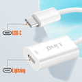 Pikkukuva 3 / 5: USB C - Lightning Adapter -pikalatausteho 60 W Toimitus LinQ White