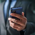 Miniatyrbillede 3 af 4: Coque - AVIZAR - Galaxy Note 10 Plus - Bi-materialer - Hård og Blød - Video Støtte Midnattsblå