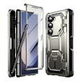 Miniatyrbillede 1 af 5: Carbon Case til Samsung Z Fold 6 Fuld beskyttelse Stødsikker I-Blason Grey Grå