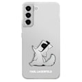 Miniatyrbillede 1 af 5: Etui til Samsung Galaxy S22 Plus Forhøjede kanter Karl Lagerfeld Transparent Transparent