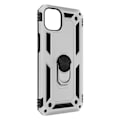 Miniatyrbillede 2 af 5: iPhone 14 Hybrid Shockproof Cover Support Ring Sølv Video Support pengar