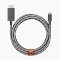 Pikkukuva 1 / 2: USB-C - Lightning - Native Union - Eco Belt - 1.2m - Zebra - Latauskaapeli