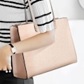 Miniatyrbillede 3 af 6: Tote Bag i Syntetisk Læder til Kvinder Gallantry Taupe Beige