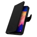 Pikkukuva 2 / 4: Suojakuori Samsung Galaxy A10:lle - AVIZAR - Seisontalompakkokotelo - Musta - Geeli silikoni - Magneettinen Svart