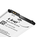 Miniatyrbillede 2 af 4: Internt batteri - LINQ - BAT-A5-2016 - 2600mAh - Lithium Ion - Hvid Vit
