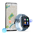 Miniatyrbillede 5 af 6: WiFi SIM smartur til børn med GPS og videoopkald Maxlife Blå Blå