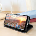 Miniatyrbillede 3 af 5: Xiaomi Redmi A1 Case Support Video Wallet Sort - AVIZAR - Stiv - Syntetisk - Blandet Svart
