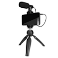 Pikkukuva 2 / 5: Pack Stream ja Vlog - Puluz - Vakaa Jalusta - Mikrofonissa Tuulen Estävä Suojus - Yhteensopiva Älypuhelimien 56-85mm kanssa