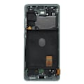 Miniatyrbillede 1 af 4: Komplet enhed til Samsung S20 FE LCD-skærm + Touch Glass og Relife Pale Green Chassis Lila