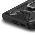 Miniatyrbild 4 av 5: Coque för Galaxy S25 Ultra Ring Stöd med Kameraskydd Mayaxess Svart Svart