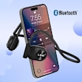 Miniatyrbillede 3 af 5: Trådløse hovedtelefoner - LINQ - Åbent design - 7-timers batterilevetid - Nakkebøjle - Svedbestandig Svart