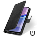 Miniatyrbillede 4 af 5: Etui til Samsung Galaxy A16 Håndledsrem Flip Wallet Stand Sort Svart