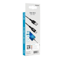 Pikkukuva 4 / 6: Lataus- ja tiedonsynkronointikaapeli USB Type-C 2.4A 1M Jaym Blackiin Svart