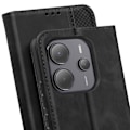 Miniatyrbillede 4 af 5: Cover til Xiaomi Redmi Note 14 4G Pung og Video Støtte Sort Svart