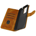 Miniatyrbillede 2 af 4: Etui - AVIZAR - HTC U23 Pro - Folio cover - Imiteret læder - Brun kastanj