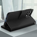 Miniatyrbillede 4 af 4: Cover - AVIZAR - Xiaomi Mi 11 Lite - Sort imiteret læder - Pung - Videosupport Svart